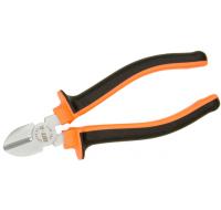 Кусачки боковые узкие 180мм CrV, эргономичные ручки