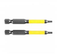 Бита Indusrtie торсионная, обточенная, для механизированного инструмента, TX15, 65мм, 2шт