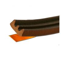 Уплотнитель Е-профиль коричневый, 1м (одинарный)