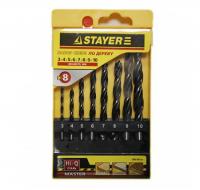 Сверло набор  8 шт (3-4-5-6-7-8-10 мм),по дереву