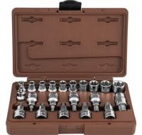 Набор торцевых головок, внешний TORX и насадок с вставками битами TORX .22 предмета 055582