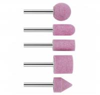 Шарошки корундовые для ПШМ цилиндрический хвостовик 6мм d=25х20мм,зерно 60