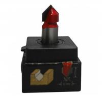 Фреза Атака 112127 пазовая галтельная V-образная 12,7х12,7х12