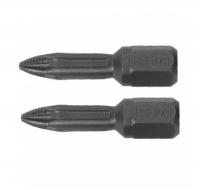 Бита "EXPERT"торсионные кованые обточенные,PH3.Cr-Mo сталь 25мм, 1/4"2шт