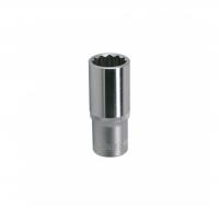 Головка торцевая 12-гранная глубокая 1/2" DR, 19мм 049068
