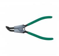 Щипцы для стопорных колец с удлиненными губками 216мм разжим загнутый 048838