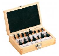 Набор твердосплавных фрез 8мм, 15шт