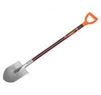 Лопата из нерж.стали штыковая с черенком 0921-Ч