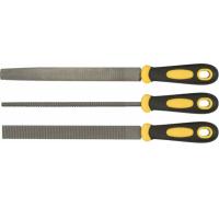 Рашпиль плоский 200мм, прорезиненная рукоятка