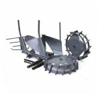 Комплект навесного оборудования к 2100 (грунтозацепы,окучник,плуг,картоф,сцеп.)