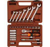 Набор инструмента 1/4"DR, 30 предметов 055482