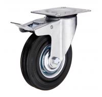 Колесо промышленное поворотное c тормозом, SCb80