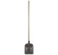 Лопата совковая 235х350х1420 мм, рельсовая сталь, с деревянным черенком