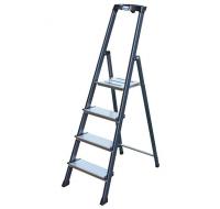 Стремянка анодированная Securo с широкими 7 ступенями