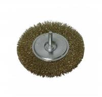 Щетка № 052, d 50, круглая, гофрированная латун. д/дрели