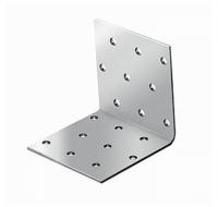 Уголок крепежный оцинкованный равносторонний 60х60х80х2,0мм