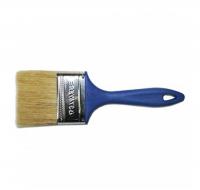 Кисть Профи плоская 3' (75 мм) пластмассовая ручка, натурал. щетина