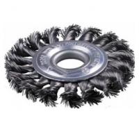 Крацовка "Эксперт" дисковая,плетенные пучки 0,5мм 100 мм/22мм