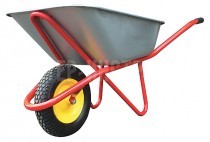 Тачка строительная, 110 л, грузоподъемность 220 кг, Профи