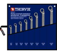 Набор ключей накидных 75° в сумке 6-27 мм, 8 предметов 052019
