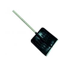 Лопата снеговая пластм. №1 512х408мм с планкой с черенком