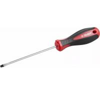 Отвертка "Мастер" SL 3.0x100 мм, двухкомпонентная ручка