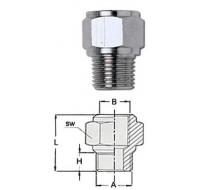 Переходник 1216/8 М3/8*F3/8"