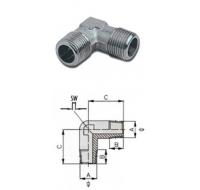 Переходник 1255/1 266/1 уголок L-MM 1/8"