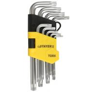 Ключи имбусовые TX 10-50 мм, 9шт