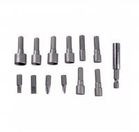 Бита с магнитным держателем + торцевые головки, набор, 13 предметов