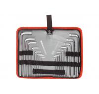 Ключи имбусовые длинные HEX 1.5-10мм, TORX 10-50мм, 18шт