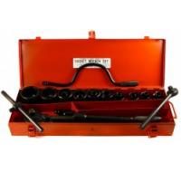 Набор головок N5 10-50мм 1/2 и 3/4" мет. кейс SIT