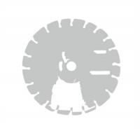 Диск алмазный сплошная кромка по керамограниту, граниту, мрамору 350D-2.0T-7W-32/25.4