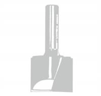 Фреза кромочная калевочная d 28.6 х 16, R8, хв.8 мм